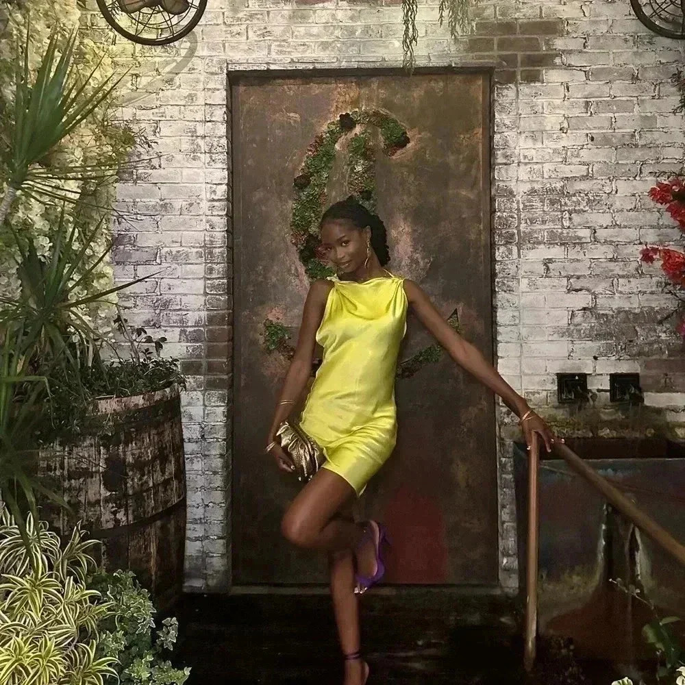 Zara Lime Green Dress - Picture 11 of 11